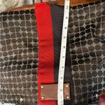 Kate Spade Tattered  Brown and Red Patterned Tote Photo 9