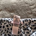 Victoria's Secret VICTORIA’S SECRET Leopard Print Wide Leg Drawstring Comfy Pajama Pants Sz M EUC Photo 4