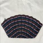 Neiman Marcus Red and Green Cosmetic Bag Photo 2