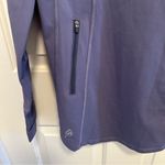 P'tula Pullover Sweatshirt Asymmetrical Zipper Activewear Size Medium Blue Photo 2