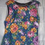 Worthington  Floral Lace Sleeveless Dress - Multicolor Size S Photo 1