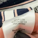 Lovers + Friends  Petra Mini Dress in Navy White & Pink Stripe Size Small S Photo 1