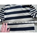 Madewell Crop Turtleneck Sweater Stripe Nautical Classic Navy/Cream Sz XXS Photo 13