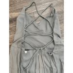 Show Me Your Mumu NWT Godshaw Goddess Gown Bridesmaid Dress Charcoal Size L Photo 8
