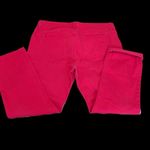 Gloria Vanderbilt  Sadie size 14P slim dark pink cropped jeans cuffed or not EUC Photo 3