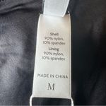 ANDIE NWT  Black The Banded Ribbed Cheeky Bikini Bottom M Photo 2