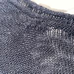 Stitchdrop Stitch-drop Black Slub Knit Henley Women’s Medium Photo 8