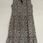 Iz Byer  Navy Floral Dress Photo 0