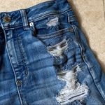 American Eagle  Distressed Stretch Denim Skirt 6 Photo 2