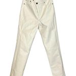 AGOLDE White Real Leather Straight Pant SIZE 25 Jeans Designer Sustainable $378 Photo 6