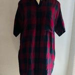 Madewell  Flannel Shirt Dress Small size Photo 3