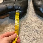 Zodiac  Heeled Cowboy Boots Size 7.5 Black Leather Womens Scallop Top Pointed Toe Photo 3