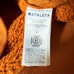 Athleta  Large Orange Sherpa Tugga Hoodie‎ Active Winter Fall Soft Cattail Brown Photo 10