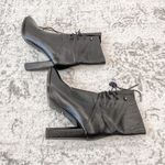 Diane Von Furstenberg  DVF Leather Paden Lace Up Bootie Heel Photo 4