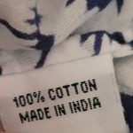 Roberta Roller Rabbit  FOR PIPERLIME COTTON METALLIC NECK NAVY GEO PRINT TUNIC S Photo 11