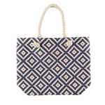 Summer & Rose Navy Diamond Tote Bag Photo 9
