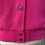 PINK - Victoria's Secret Victoria's Secret Sequin Sleeve Varsity Jacket Photo 4