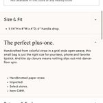 J.Crew  Paros open-weave bag in straw Photo 2