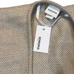 Sonoma NWT  Wrap Shawl Cape‎ Cream Blue One Size Long Photo 1