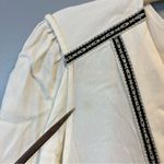 Ba&sh Alma Dress Embroidered Mini Dress in Ecru w/ 3/4 Sleeves Sz XS/ US 2 NWT Photo 14