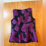 Talbots RSVP by  Floral Roses Sleeveless Top Shirt All Over Print Party Size 2 Photo 8