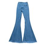 SheIn 🔃High Waist Blue Flare Leg Denim Jeans Photo 3