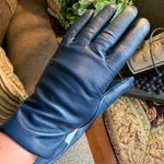 Coach Authentic 1941 SMOOTH LEATHER wool lining signature tech gloves Photo 2