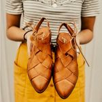 Free People  woven shoes with leather tie, size 37 Photo 10