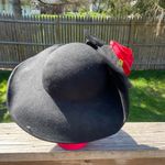 Vintage Wool Kentucky Derby Hat Black Photo 3