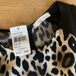 Lush Clothing NWT Lush Black & Leopard Print Bodycon Dress M Photo 5
