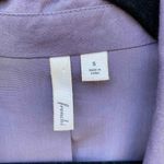 Frenchi Open Front Blazer Cardigan Womens Small Lavender Lightweight Rayon Purple Photo 2