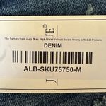 Judy Blue  High Walst V-Front Denim Shorts Shield Pockets The Samara Size Medium Photo 4