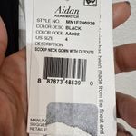 Aidan Mattox  Black Cut-Out Scoop Neck Maxi Evening Gown Sz 4 NWT Photo 6