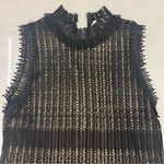 Alexis  - Becca Sleeveless Plisse Lace Minidress, Black Photo 5