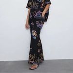 ZARA  Oriental Embroidered 2 piece outfit pants‎ + top Photo 1