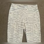 Gottex Studio Zebra Animal Print Active Wear Leggings White Size M Photo 1