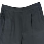 Diane Von Furstenberg  DVF Black Elena Crepe Silk Wide Leg Pants Trousers size 0 Photo 8