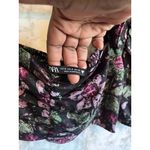 ZARA Floral Puff Sleeve Square Neck Crop Top M Photo 9