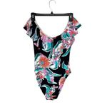 Trina Turk Womens Tropic Wave Off The Shoulder One Piece Swimsuit Multicolor 4 Photo 4