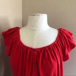 Free People  red off the shoulder top size Small Photo 3