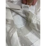 Banana Republic  Women's A Line Pleated Skirt White Beige Size 6 100% Cotton Photo 3