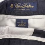 Brooks Brothers  Women’s Flat Front Chino Shorts Navy Blue Size 12 Photo 4