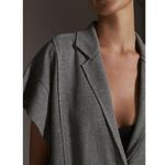 DAILY Practice Anthropologie Grey The Heather Elbert Blazer Sweater Womens Large Photo 12