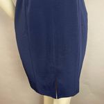 Vintage Niteline Della Roufogali Cocktail Dress Navy Blue Lace Photo 5