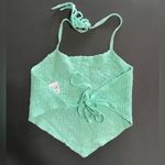 Rue 21  Bandana Style Crochet Backless Halter Crop Top Women’s Sz S/M NWT Photo 2