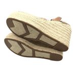 Marc Fisher  Womens Sandals Espadrille Wedge Platform Ankle Strap Suede Beige 11 Photo 5