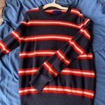 Aeropostale Vintage Retro Oversized Striped Sweater Sweatshirt Photo 0