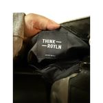 THINK ROYLN Messenger Quilted Metalic Silver Crossbody Bag, Removable Handle Photo 3