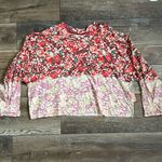 FP Movement Free People Inspire Printed Layer Faded Poppy Red Large NWT Photo 8