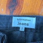 Reformation Women’s Black Denim  Straight Leg Jeans Size 28 Photo 1